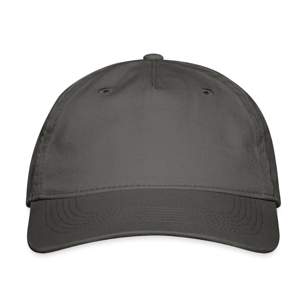 Organic Baseball Cap - charcoal