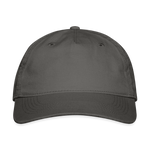 Organic Baseball Cap - charcoal
