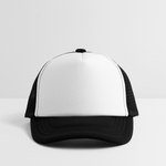 Kid's Trucker Cap - white/black