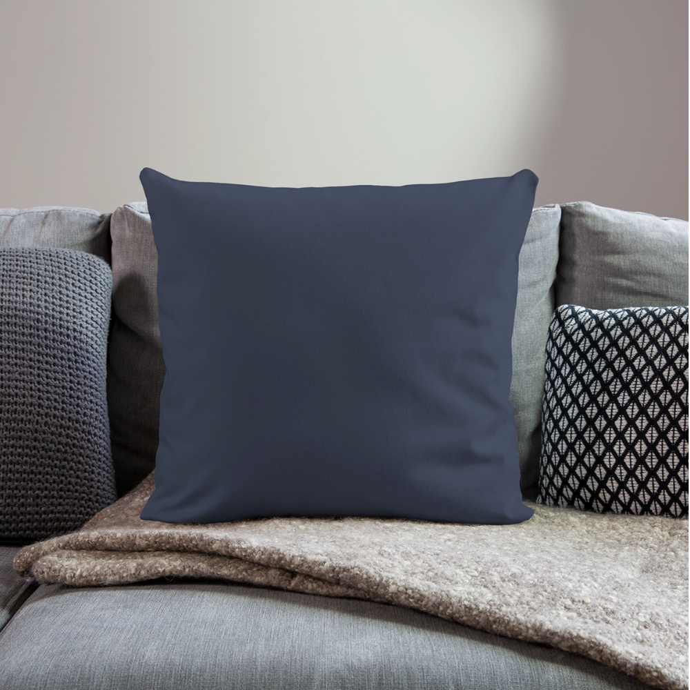 Throw Pillow Cover 18” x 18” - navy