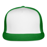 Trucker Hat - white/kelly green