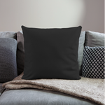Throw Pillow Cover 18” x 18” - black