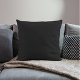 Throw Pillow Cover 18” x 18” - black