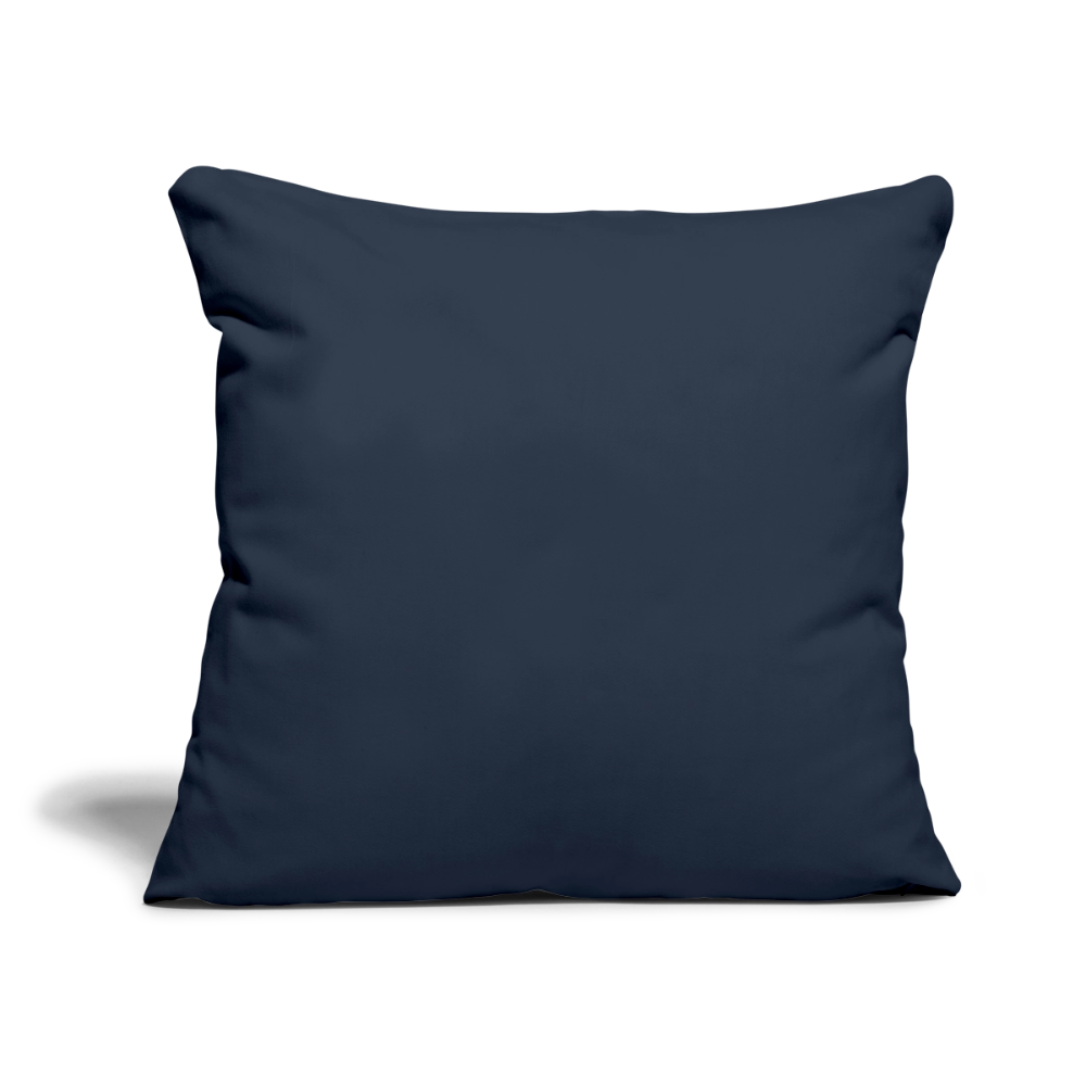 Throw Pillow Cover 18” x 18” - navy