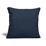Throw Pillow Cover 18” x 18” - navy