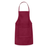 Adjustable Apron - burgundy