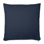 Throw Pillow Cover 18” x 18” - navy
