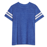 Kid's Football Tee - vintage royal/white