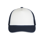 Kid's Trucker Cap - white/navy