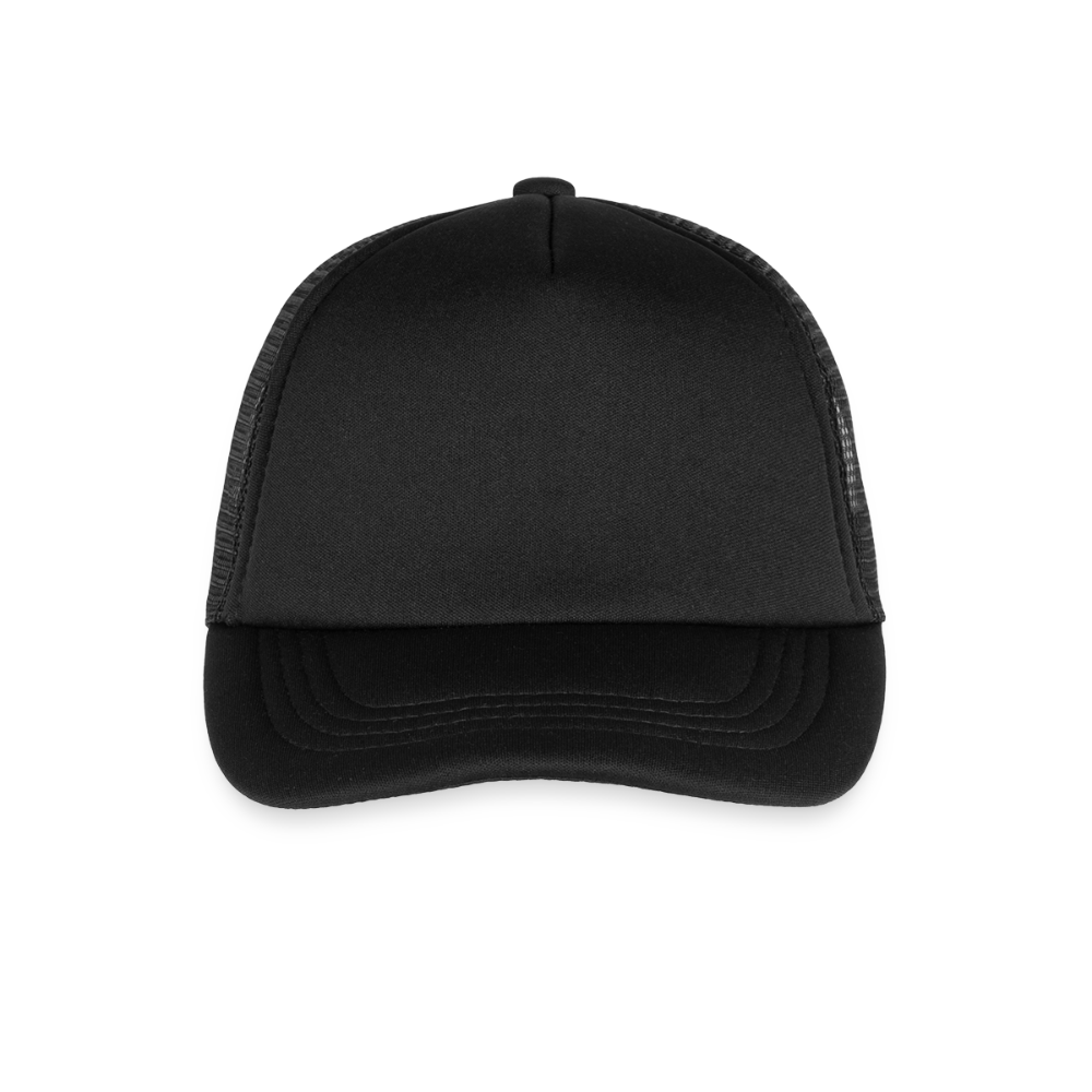 Kid's Trucker Cap - black