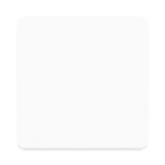 Square Magnet - white