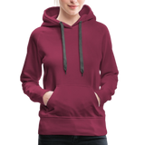 Women’s Premium Hoodie - burgundy