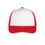 Kid's Trucker Cap - white/red